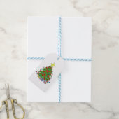 kerstboom cadeaulabel (Met Touw)