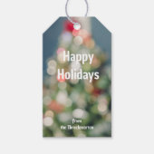 kerstboom cadeaulabel (Voorkant)