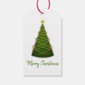 kerstboom cadeaulabel (Achterkant)