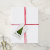kerstboom cadeaulabel (Met Touw)