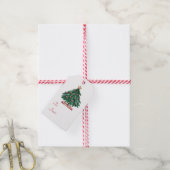kerstboom cadeaulabel (Met Touw)