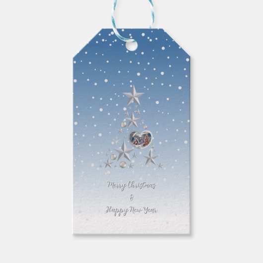 kerstboom cadeaulabel (Voorkant)