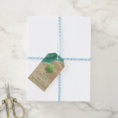  kerstboom cadeaulabel (Met Touw)