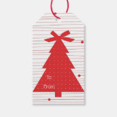 Kerstboom Cadeaulabel (Voorkant)