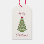 kerstboom cadeaulabel (Voorkant)