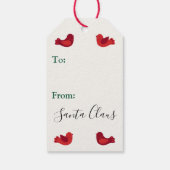 kerstboom cadeaulabel (Achterkant)