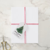 kerstboom cadeaulabel (Met Touw)
