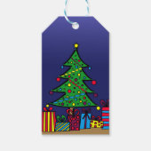 kerstboom cadeaulabel (Voorkant)