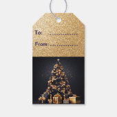 kerstboom cadeaulabel (Voorkant)