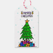 kerstboom cadeaulabel (Achterkant)