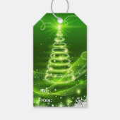 kerstboom cadeaulabel (Voorkant)