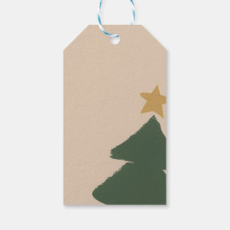Kerstboom Cadeaulabel