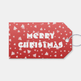 kerstboom cadeaulabel