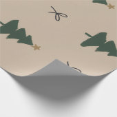 Kerstboom Cadeaupapier (Hoek)