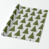 Kerstboom Cadeaupapier (Uitgerold)