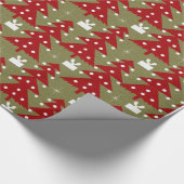 Kerstboom  cadeaupapier (Hoek)