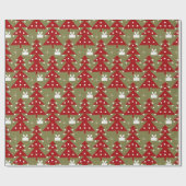 Kerstboom  cadeaupapier (Vlak)