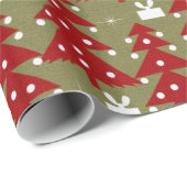Kerstboom  cadeaupapier (Rol Hoek)