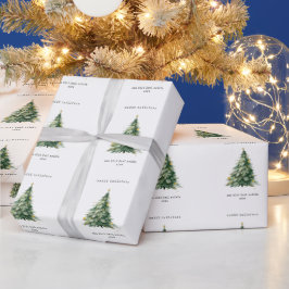 Kerstboom  cadeaupapier