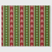 kerstboom cadeaupapier (Vlak)