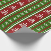 kerstboom cadeaupapier (Hoek)