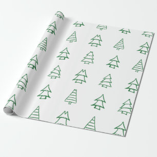 kerstboom cadeaupapier