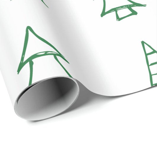 kerstboom cadeaupapier (Rol Hoek)