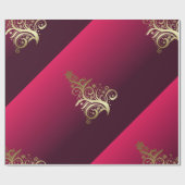 kerstboom cadeaupapier (Vlak)