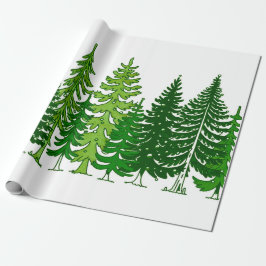 kerstboom cadeaupapier