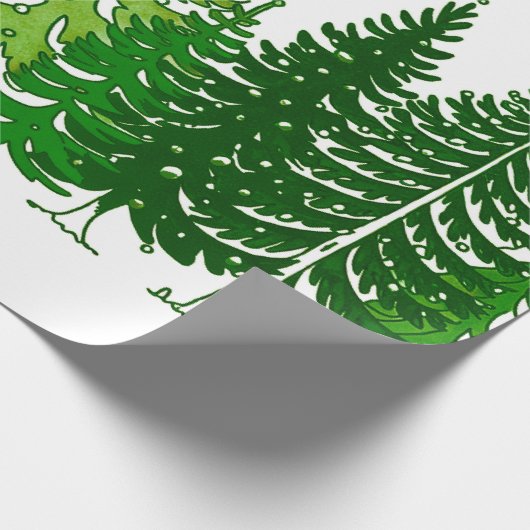 kerstboom cadeaupapier (Hoek)