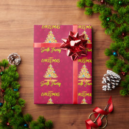 kerstboom cadeaupapier