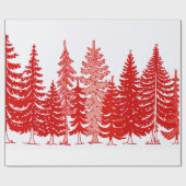 kerstboom cadeaupapier (Vlak)