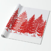 kerstboom cadeaupapier (Uitgerold)