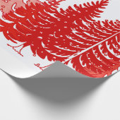 kerstboom cadeaupapier (Hoek)