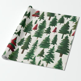 kerstboom cadeaupapier