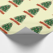 kerstboom cadeaupapier (Hoek)