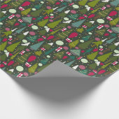 Kerstboom Cadeaupapier (Hoek)