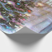 kerstboom  cadeaupapier (Hoek)