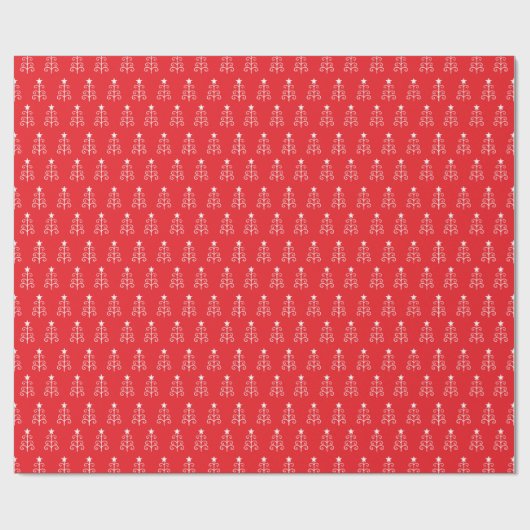 kerstboom cadeaupapier (Vlak)