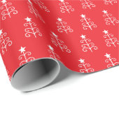  kerstboom cadeaupapier (Rol Hoek)