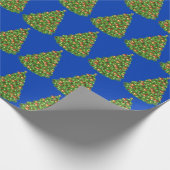 kerstboom cadeaupapier (Hoek)