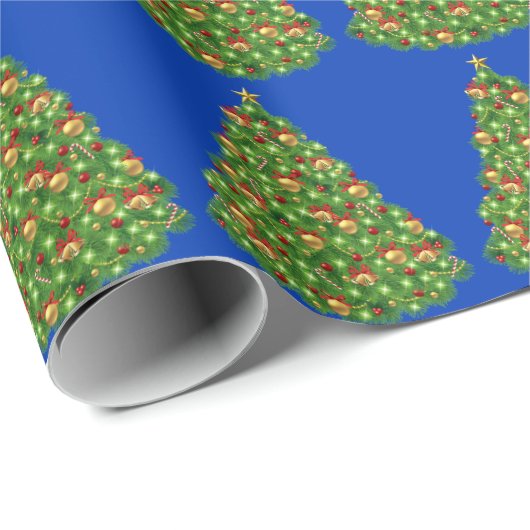 kerstboom cadeaupapier (Rol Hoek)