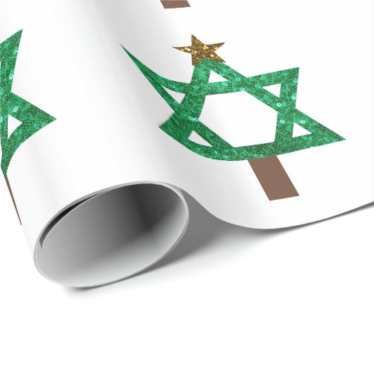 kerstboom cadeaupapier (Rol Hoek)