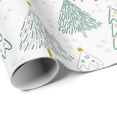 Kerstboom Cadeaupapier (Rol Hoek)