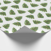 kerstboom cadeaupapier (Hoek)