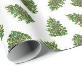 kerstboom cadeaupapier (Rol Hoek)