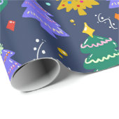 kerstboom cadeaupapier (Rol Hoek)