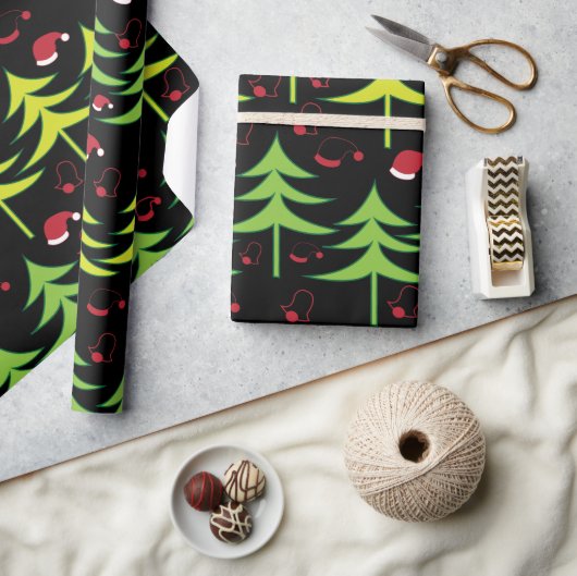 kerstboom cadeaupapier (Crafts)