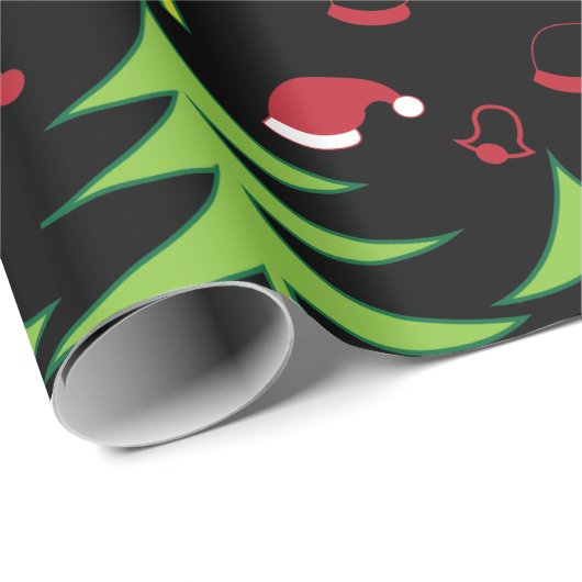 kerstboom cadeaupapier (Rol Hoek)