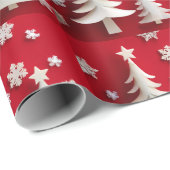 kerstboom cadeaupapier (Rol Hoek)